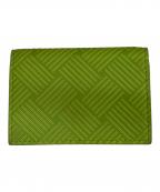 BOTTEGA VENETAボッテガベネタ）の古着「ラバーコンパクトウォレット」｜黄緑