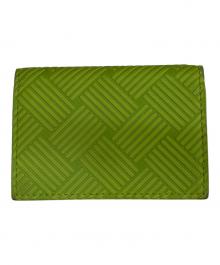 BOTTEGA VENETA（ボッテガベネタ）の古着「ラバーコンパクトウォレット」｜黄緑