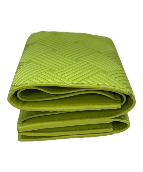BOTTEGA VENETA（ボッテガベネタ）BOTTEGA VENETA (ボッテガベネタ) ラバーコンパクトウォレット 黄緑の古着・服飾アイテム