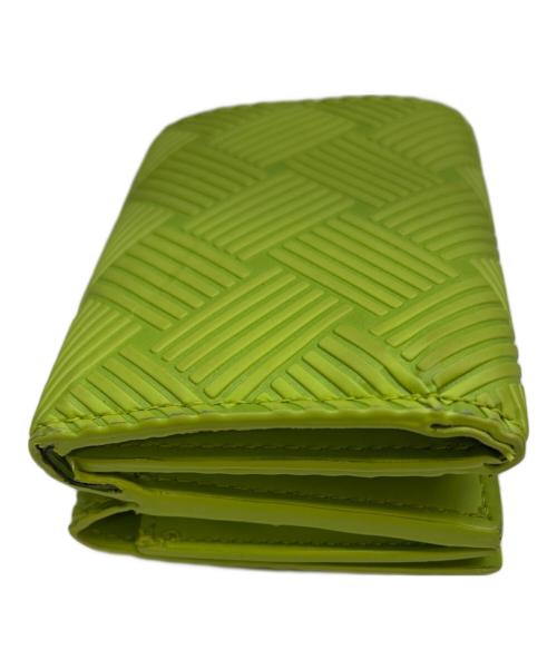 BOTTEGA VENETA（ボッテガベネタ）BOTTEGA VENETA (ボッテガベネタ) ラバーコンパクトウォレット 黄緑の古着・服飾アイテム