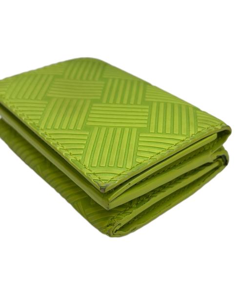 BOTTEGA VENETA（ボッテガベネタ）BOTTEGA VENETA (ボッテガベネタ) ラバーコンパクトウォレット 黄緑の古着・服飾アイテム