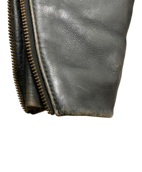 VANSON（バンソン）VANSON (バンソン) ダブルライダースジャケット ブラック サイズ:SIZE 38の古着・服飾アイテム