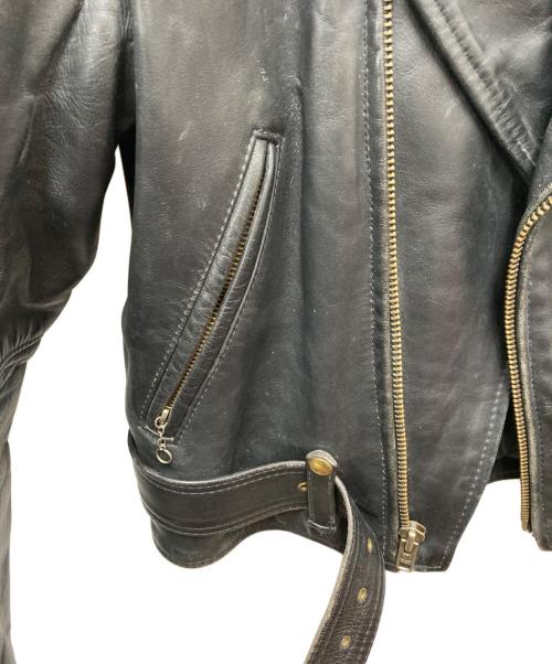 VANSON（バンソン）VANSON (バンソン) ダブルライダースジャケット ブラック サイズ:SIZE 38の古着・服飾アイテム