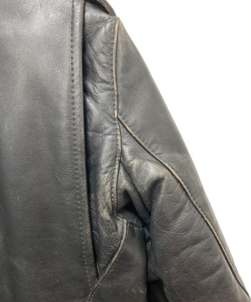 VANSON（バンソン）VANSON (バンソン) ダブルライダースジャケット ブラック サイズ:SIZE 38の古着・服飾アイテム
