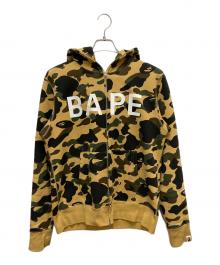A BATHING APE（ア ベイシング エイプ）の古着「ジップパーカー」｜ベージュ