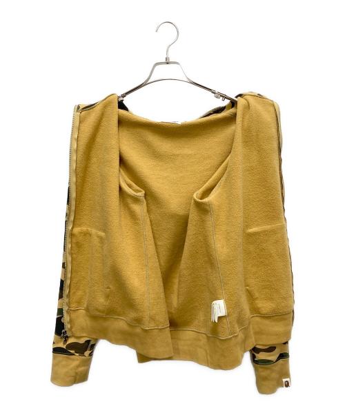 A BATHING APE（ア ベイシング エイプ）A BATHING APE (ア ベイシング エイプ) ジップパーカー ベージュ サイズ:SIZE Mの古着・服飾アイテム