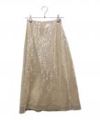 R.H.Vintageロンハーマン・ヴィンテージ）の古着「スパンコールスカート」｜ベージュ