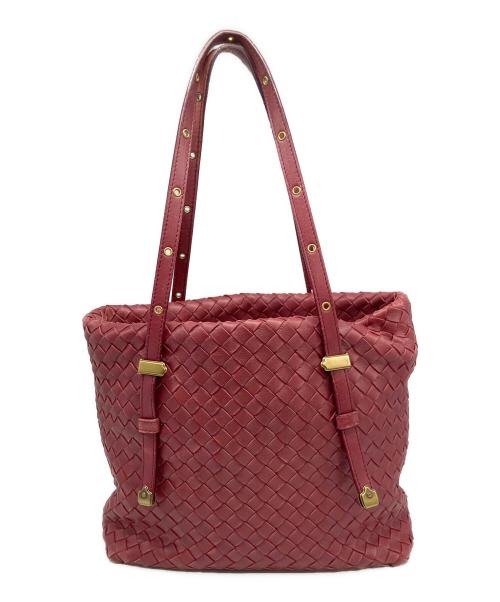BOTTEGA VENETA（ボッテガベネタ）BOTTEGA VENETA (ボッテガベネタ) トートバッグ レッドの古着・服飾アイテム