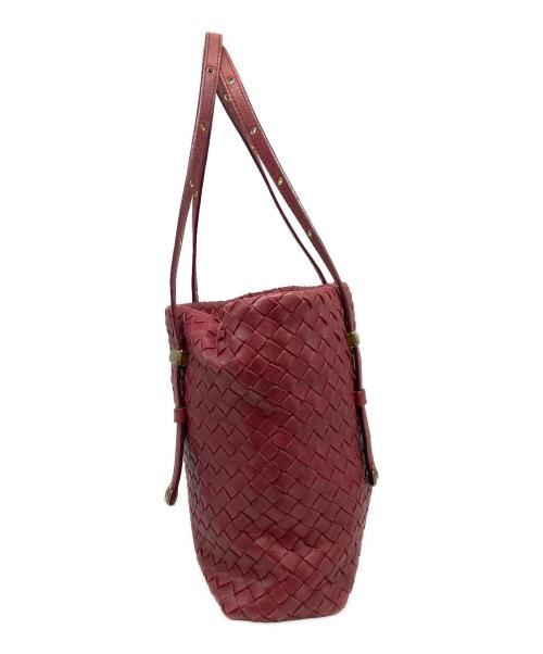 BOTTEGA VENETA（ボッテガベネタ）BOTTEGA VENETA (ボッテガベネタ) トートバッグ レッドの古着・服飾アイテム