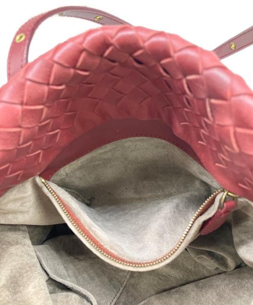 BOTTEGA VENETA（ボッテガベネタ）BOTTEGA VENETA (ボッテガベネタ) トートバッグ レッドの古着・服飾アイテム