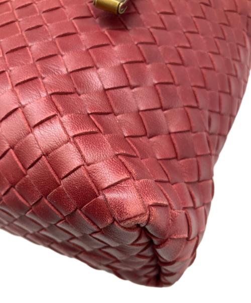 BOTTEGA VENETA（ボッテガベネタ）BOTTEGA VENETA (ボッテガベネタ) トートバッグ レッドの古着・服飾アイテム