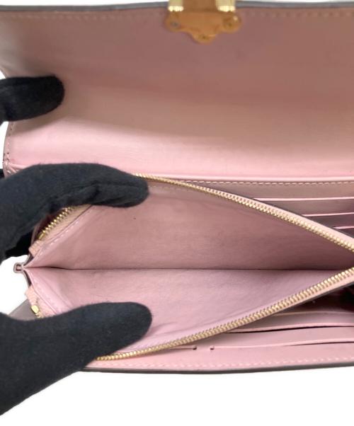 LOUIS VUITTON（ルイ ヴィトン）LOUIS VUITTON (ルイ ヴィトン) 長財布 ピンク×ブラウンの古着・服飾アイテム