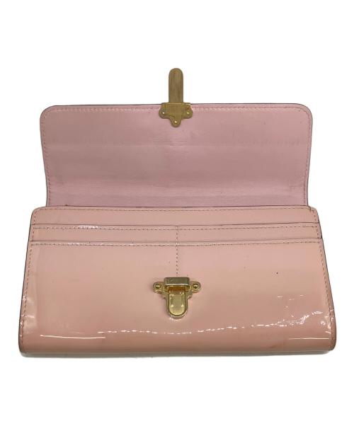 LOUIS VUITTON（ルイ ヴィトン）LOUIS VUITTON (ルイ ヴィトン) 長財布 ピンク×ブラウンの古着・服飾アイテム