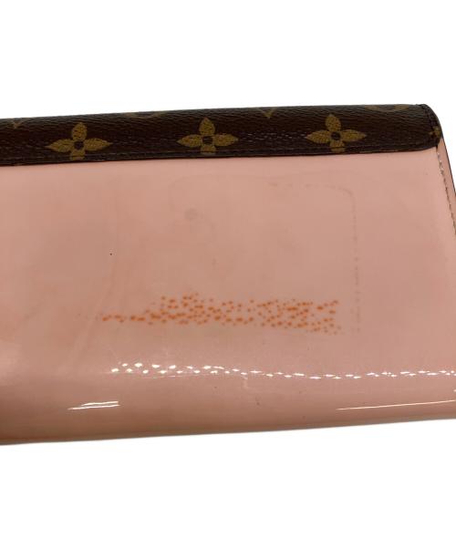 LOUIS VUITTON（ルイ ヴィトン）LOUIS VUITTON (ルイ ヴィトン) 長財布 ピンク×ブラウンの古着・服飾アイテム