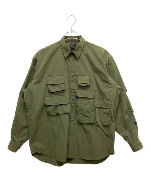 DAIWA PIER39（ダイワ ピア39）DAIWA PIER39 (ダイワ ピア39) TECH ANGLERS SHIRTS オリーブ サイズ:SIZE Sの古着・服飾アイテム