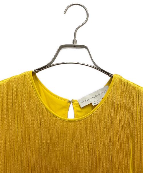 STELLA McCARTNEY（ステラマッカートニー）STELLA McCARTNEY (ステラマッカートニー) フリンジレースワンピース イエロー サイズ:SIZE 36（Sサイズ相当）の古着・服飾アイテム