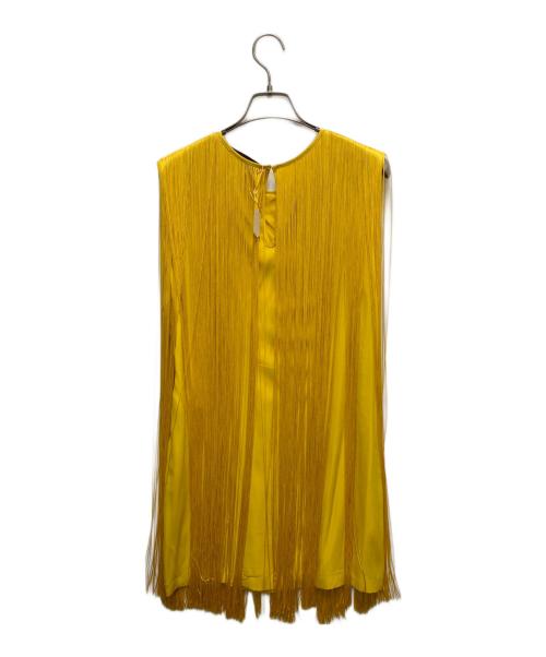 STELLA McCARTNEY（ステラマッカートニー）STELLA McCARTNEY (ステラマッカートニー) フリンジレースワンピース イエロー サイズ:SIZE 36（Sサイズ相当）の古着・服飾アイテム