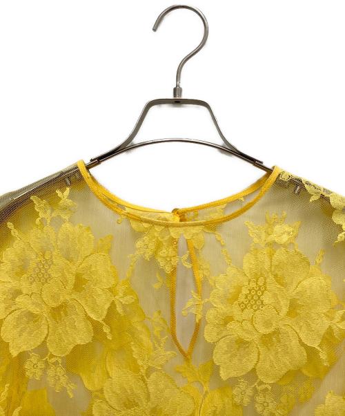 STELLA McCARTNEY（ステラマッカートニー）STELLA McCARTNEY (ステラマッカートニー) フリンジレースワンピース イエロー サイズ:SIZE 36（Sサイズ相当）の古着・服飾アイテム