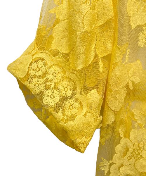 STELLA McCARTNEY（ステラマッカートニー）STELLA McCARTNEY (ステラマッカートニー) フリンジレースワンピース イエロー サイズ:SIZE 36（Sサイズ相当）の古着・服飾アイテム