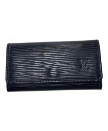 LOUIS VUITTON（ルイ ヴィトン）の古着「4連キーケース」｜ブラック