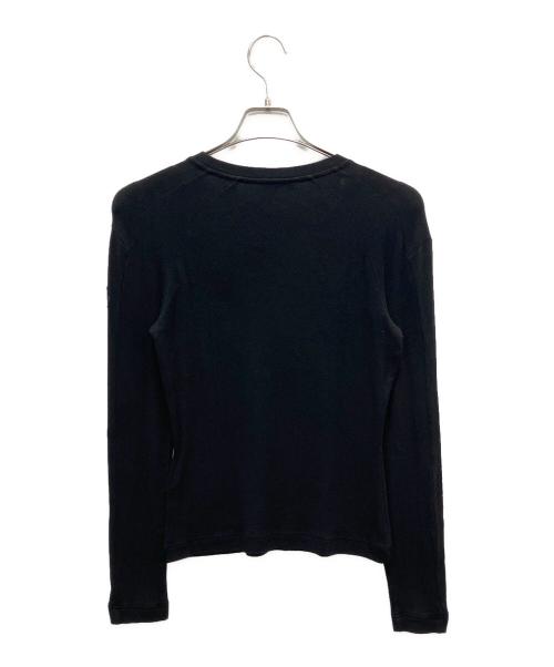 MONCLER（モンクレール）MONCLER (モンクレール) 長袖カットソー ブラック サイズ:SIZE Sの古着・服飾アイテム