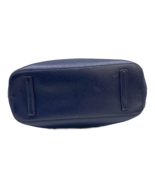 Ferragamo（フェラガモ）Ferragamo (フェラガモ) レザートートバッグ ネイビーの古着・服飾アイテム