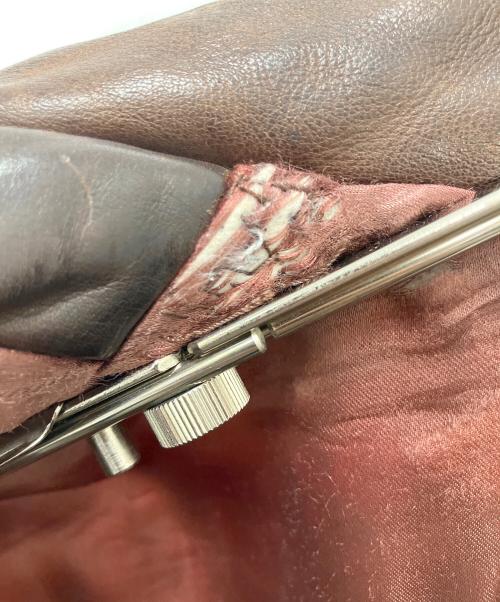 BANANA REPUBLIC（バナナリパブリック）BANANA REPUBLIC (バナナリパブリック) レザージャケット ブラウン サイズ:SIZE　42の古着・服飾アイテム