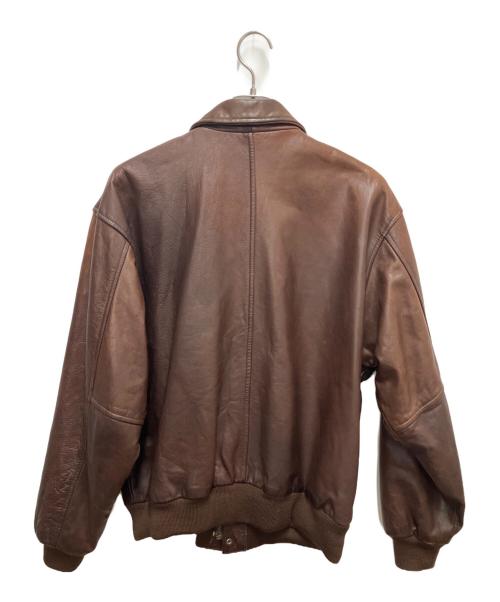 BANANA REPUBLIC（バナナリパブリック）BANANA REPUBLIC (バナナリパブリック) レザージャケット ブラウン サイズ:SIZE　42の古着・服飾アイテム