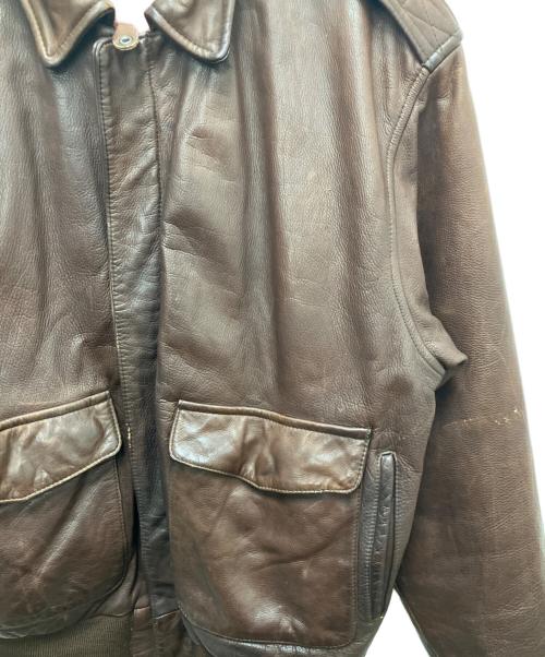 BANANA REPUBLIC（バナナリパブリック）BANANA REPUBLIC (バナナリパブリック) レザージャケット ブラウン サイズ:SIZE　42の古着・服飾アイテム