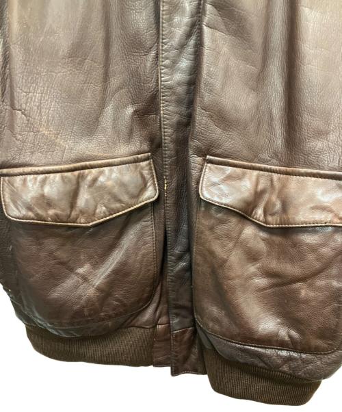 BANANA REPUBLIC（バナナリパブリック）BANANA REPUBLIC (バナナリパブリック) レザージャケット ブラウン サイズ:SIZE　42の古着・服飾アイテム