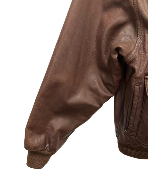 BANANA REPUBLIC（バナナリパブリック）BANANA REPUBLIC (バナナリパブリック) レザージャケット ブラウン サイズ:SIZE　42の古着・服飾アイテム