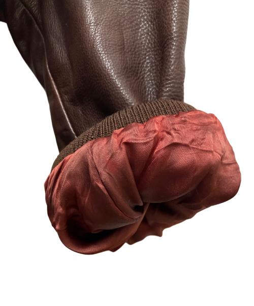 BANANA REPUBLIC（バナナリパブリック）BANANA REPUBLIC (バナナリパブリック) レザージャケット ブラウン サイズ:SIZE　42の古着・服飾アイテム