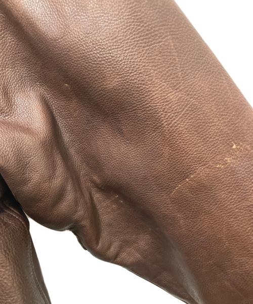 BANANA REPUBLIC（バナナリパブリック）BANANA REPUBLIC (バナナリパブリック) レザージャケット ブラウン サイズ:SIZE　42の古着・服飾アイテム