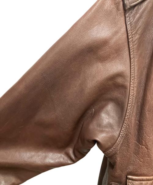 BANANA REPUBLIC（バナナリパブリック）BANANA REPUBLIC (バナナリパブリック) レザージャケット ブラウン サイズ:SIZE　42の古着・服飾アイテム