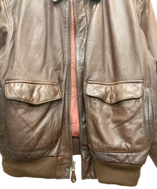 BANANA REPUBLIC（バナナリパブリック）BANANA REPUBLIC (バナナリパブリック) レザージャケット ブラウン サイズ:SIZE　42の古着・服飾アイテム