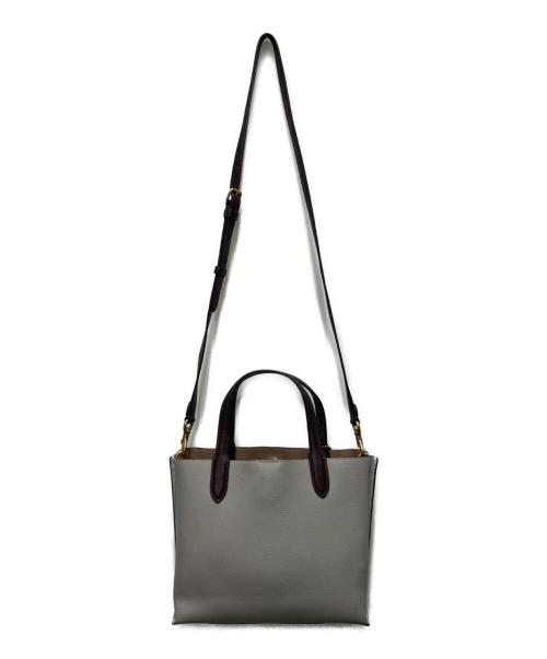 COACH（コーチ）COACH (コーチ) 2WAYショルダーバッグ グレーの古着・服飾アイテム
