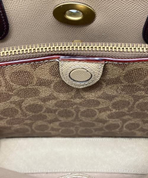 COACH（コーチ）COACH (コーチ) 2WAYショルダーバッグ グレーの古着・服飾アイテム