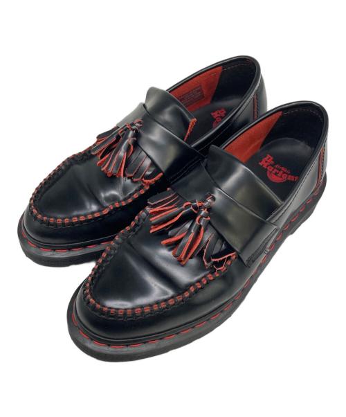 Dr.Martens（ドクターマーチン）Dr.Martens (ドクターマーチン) ローファー レッド×ブラック サイズ:7(UK)（約26.0cm相当）の古着・服飾アイテム