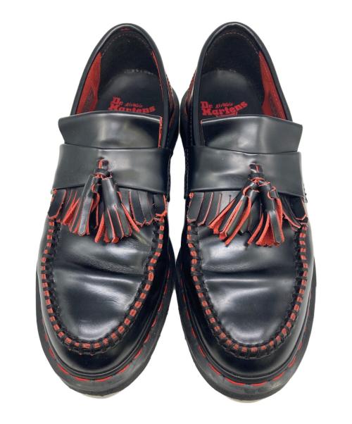 Dr.Martens（ドクターマーチン）Dr.Martens (ドクターマーチン) ローファー レッド×ブラック サイズ:7(UK)（約26.0cm相当）の古着・服飾アイテム