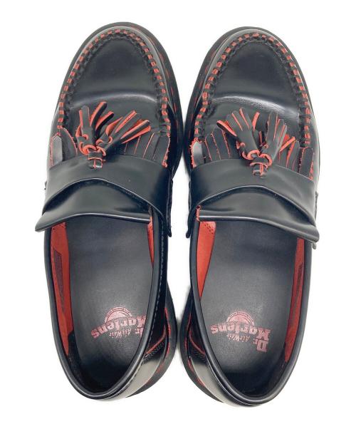 Dr.Martens（ドクターマーチン）Dr.Martens (ドクターマーチン) ローファー レッド×ブラック サイズ:7(UK)（約26.0cm相当）の古着・服飾アイテム