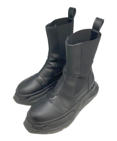 RICK OWENS DRKSHDW（リックオウエンス ダークシャドウ）RICK OWENS DRKSHDW (リックオウエンス ダークシャドウ) サイドゴアブーツ ブラック サイズ:42 1/2（約27.5cm〜28.0cm相当）の古着・服飾アイテム