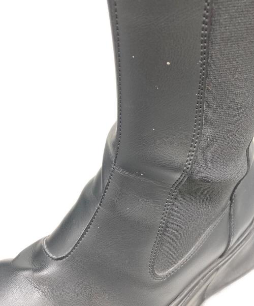 RICK OWENS DRKSHDW（リックオウエンス ダークシャドウ）RICK OWENS DRKSHDW (リックオウエンス ダークシャドウ) サイドゴアブーツ ブラック サイズ:42 1/2（約27.5cm〜28.0cm相当）の古着・服飾アイテム