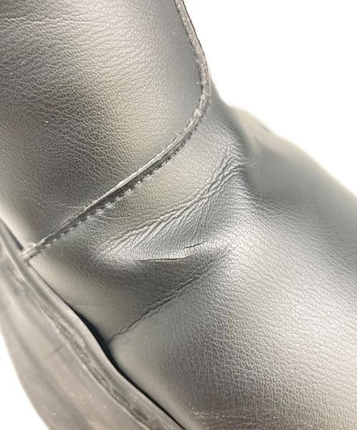 RICK OWENS DRKSHDW（リックオウエンス ダークシャドウ）RICK OWENS DRKSHDW (リックオウエンス ダークシャドウ) サイドゴアブーツ ブラック サイズ:42 1/2（約27.5cm〜28.0cm相当）の古着・服飾アイテム