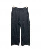 PARANOIDパラノイド）の古着「ダブルニースウェットパンツ」｜ブラック