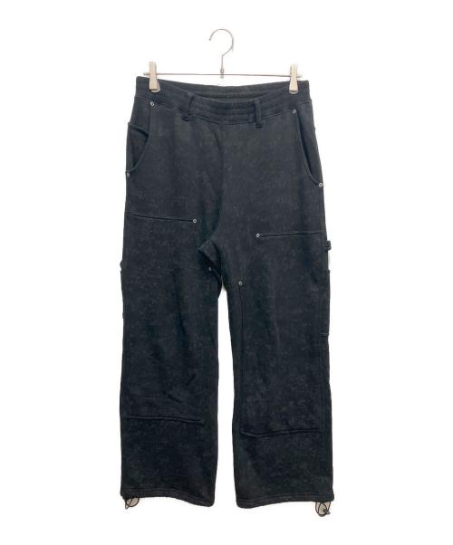 PARANOID（パラノイド）PARANOID (パラノイド) ダブルニースウェットパンツ ブラック サイズ:SIZE Lの古着・服飾アイテム