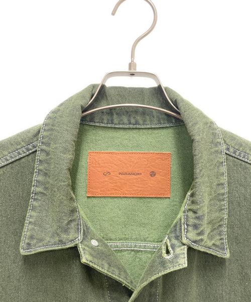 PARANOID（パラノイド）PARANOID (パラノイド) デニムジャケット グリーン サイズ:SIZE Mの古着・服飾アイテム