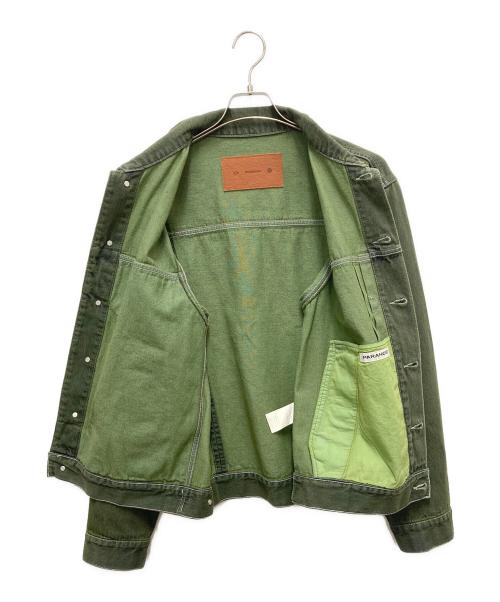 PARANOID（パラノイド）PARANOID (パラノイド) デニムジャケット グリーン サイズ:SIZE Mの古着・服飾アイテム