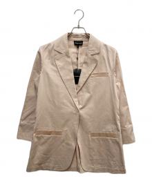 EMPORIO ARMANI（エンポリオ アルマーニ）の古着「テーラードジャケット」｜ピンク