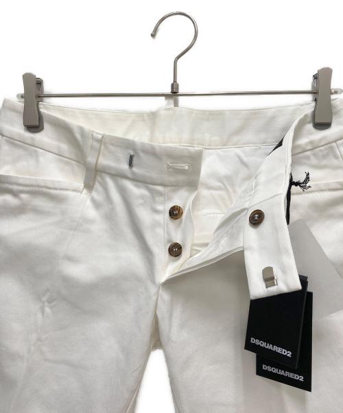 DSQUARED2（ディースクエアード）DSQUARED2 (ディースクエアード) パンツ ホワイト サイズ:SIZE 40の古着・服飾アイテム