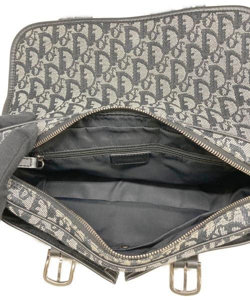 Christian Dior（クリスチャン ディオール）Christian Dior (クリスチャン ディオール) ショルダーバッグ グレー×ブラックの古着・服飾アイテム